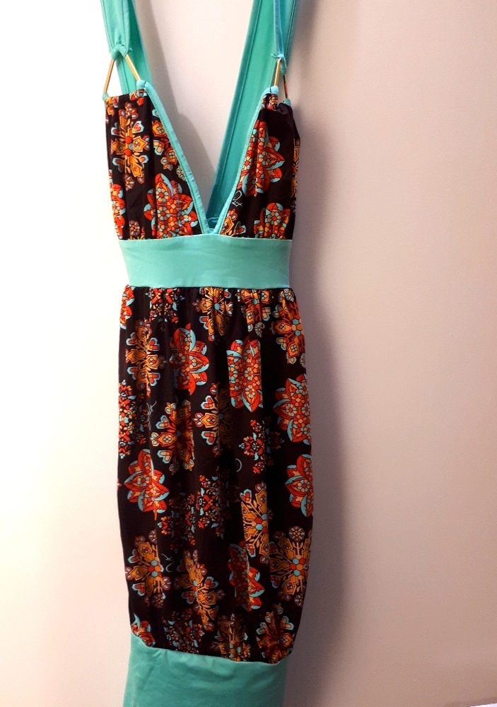 Baby phat summer dress/ 70s style